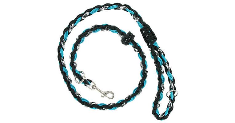 Slip or Clip Paracord Agility Leads 4ft and 6ft Clean Run